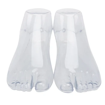 1 чифт пластмасови жени женски крака манекен прашки стил крак модел за обувки сандали чорапи глезена вериги пръсти пръстени дисплей