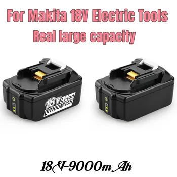 100% чисто нов.Подходящ за акумулаторна батерия за електроинструменти Makita18V 9000mAh с LED литиево-йонна подмяна LXTBL1860B BL1860