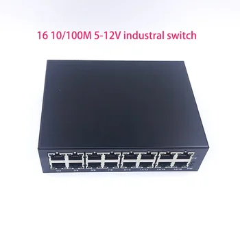 100M превключвател Неуправляван 16port 10/100M индустриален Ethernet комутаторен модул Дънна платка Ethernet PCBA платка OEM портове за автоматично наблюдение