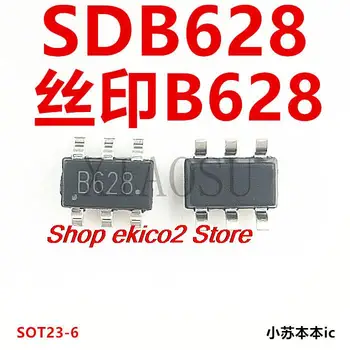 10pieces Оригинален запас SDB628 B628 SOT23-6 DC 