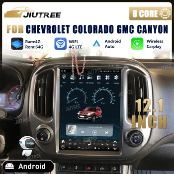 12.1 инчов екран на Tesla за Chevrolet Colorado GMC Canyon 2015 2016 - 2018 Android кола радио GPS Carplay мултимедиен видео плейър