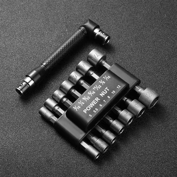 14pc/set 5mm-13mm шестостенни гнезда Втулка дюзи гайка драйвер комплект отвертка комплект Schroevendraaier комплект бита комплекти инструменти ключове ключове