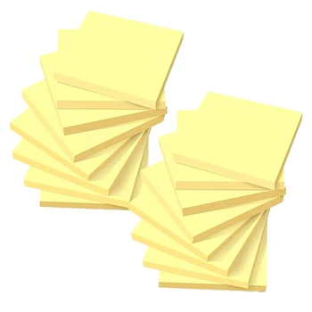 16 книги с общо 1600 лепкави бележки жълта хартия бележка бележки офис напомняне бележка хартия