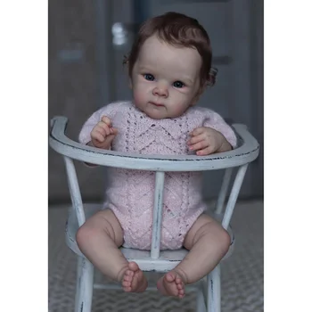 18inch Преродена бебешка кукла Bettie Sweet Baby Lifelike Soft Touch Cuddly Body Multiple Layers Painting 3D кожа с видими вени