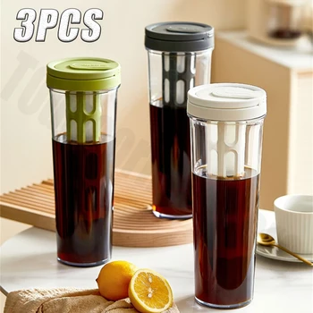 1L Cold Brew Coffee Maker Начало Cold Brew Fruit Tea Maker,Cold Quench Iced Juice Iced Drip Pot Бутилка за вода с голям капацитет