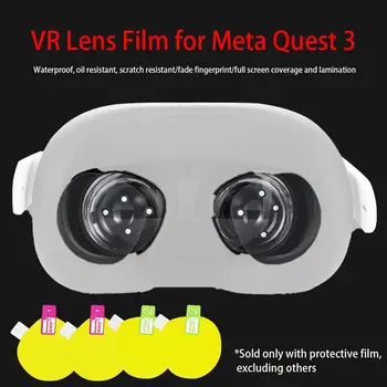 2 / 4Pcs VR обектив филм за Meta Quest 3 обектив протектор против надраскване VR слушалки каска обектив филм аксесоари Ново