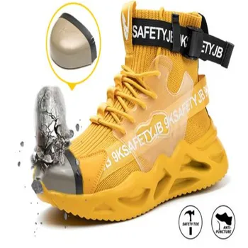 36-50 Работни ботуши Неразрушими обувки за безопасност Мъжки стоманени обувки Обувки с пункция Мъжки обувки Обувки за възрастни