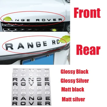 3d ABS Range Rover лого писма стикер за багажника на капака на автомобила Range Rover Evoque Sport l322 l405 l538 l494 l320 Velar аксесоари