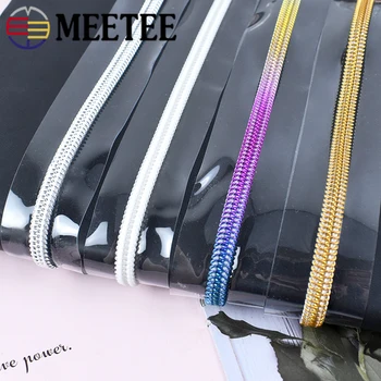 4/10M Meetee 3# 5# PVC найлонови ципове за шиене DIY цип спортен дъждобран молив козметична чанта ципове облекло аксесоари