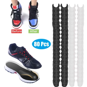 40 чифта обувки Анти гънки протектор за маратонки Протектори за гънки за топки обувки Шапки за пръсти Носилка за обувки Дропшипинг