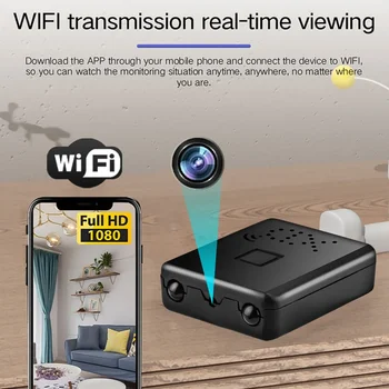 4K Full HD 1080P Mini ip Cam XD WiFi камера за нощно виждане IR-CUT Motion Detection Security Camcorder HD видеорекордер