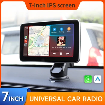 7Inch Car Radio Multimedia Video Player Touch Screen Wireless Apple CarPlay Tablet Android Auto Stereo Bluetooth Navigation