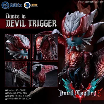 Asmus Toys QB011 Devil May Cry 5 Данте в Devil Trigger 4-инчов Q-FIN колекция статуя от