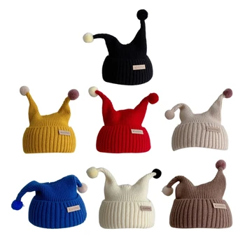 Beanie Cap мека дишаща забавна плетена шапка с капак за външна дейност