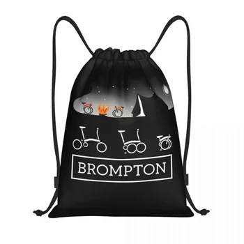 Bromptons велосипед шнур раница спортна фитнес чанта за мъже жени обучение Sackpack