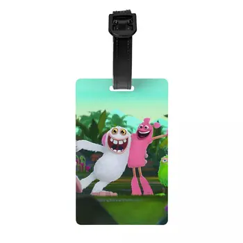 Custom My Singing Monsters Luggage Tag Privacy Protection Cartoon Anime Game Baggage Tags Travel Bag Labels Куфар