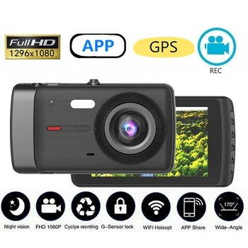 Dash Cam Car DVR WiFi Full HD 1080P шофиране видео рекордер черна кутия Dashcam Auto камера за превозни средства GPS аксесоари за кола регистратор