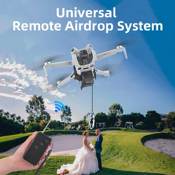 Drone Airdrop System Сватбено предложение Устройство за доставка Транспортна система за отпадане за DJI Mini 4 Pro / Mavic 2 / 3 / Air 3 дронове