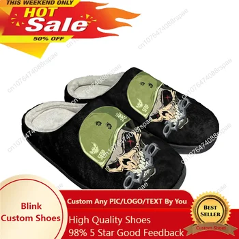 Five Finger Death Punch Rock Band Модни чехли Мъжки дамски сандали Плюшени ежедневни Дръжте топли обувки Термично удобни чехли
