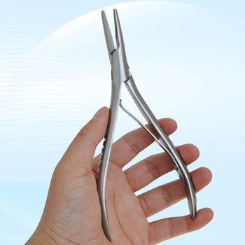 Flat Tip Hair Extension Pliers Linkies Microring Opener Tool for Hair Extension Removal Multi Functional Plier