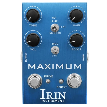 IRIN AN-41 МАКСИМУМ Ефект на овърдрайв Аксесоари за китара Педал синтезатор ефектор
