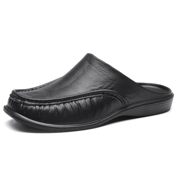 Men EVA обувки Slip On Casual Walking Shoes Men Half Slippers Comfortable Soft Slippers Size40- 45