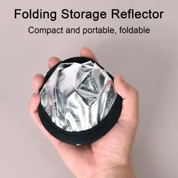Multi-coat отразяващ ефект компактен сгъваем кръгъл рефлектор Издръжлива фотографска светлинна дъска за добавка за снимки на живо
