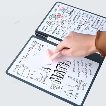 Portable A5 бяла дъска бележник за многократна употреба бележка бяла дъска нов модерен дневен график съобщение табло за училище офис