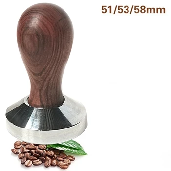 Powder Hammer Coffee Дистрибутор & Еспресо Подвижна тампер Професионални аксесоари за изравняване на кафе за кафе У дома