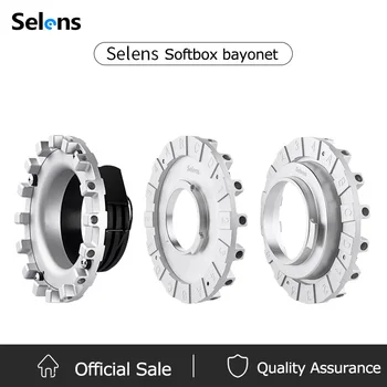 Selens Softbox вътрешен пръстен байонетно фото студио комплекти Flash Profoto Bowens пръстен адаптер софтбокс байонетна фотография