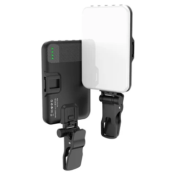  Selfie Light 2200Mah акумулаторна клип видео светлина, регулирана 3 светлинни режима, за телефон, камера, лаптоп, ipad и т.н.