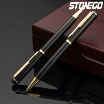 STONEGO Capless метал хром обрат химикалка, елегантен подпис писалка подарък писалки за мъже жени