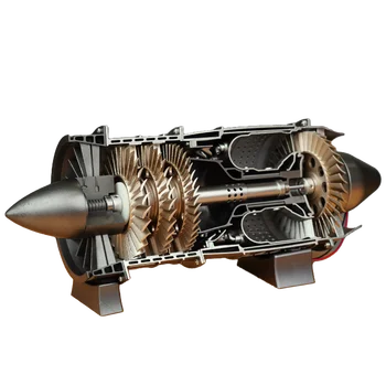 WP-85 Модел на турбореактивен двигател DIY монтажни комплекти Мини работа, която работи 3D печат симулация колекция подаръци