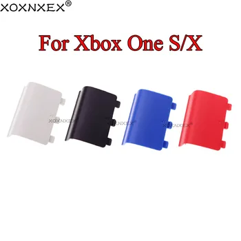 XOXNXEX 50pcs Нов Подмяна черен капак на батерията капачка врата обратно черупка за Xbox One контролер За Xbox One геймпад