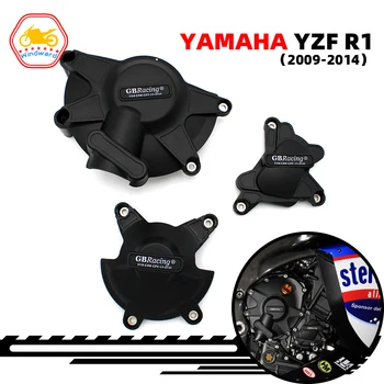 Аксесоари за мотоциклети Комплект за защита на капака на двигателя Пакет за защита за GB Racing За Yamaha YZF-R1 2009 2010 2011 2012 2013 2014