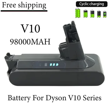 Безплатна доставка 100% оригинален 25.2V 98000mAh DysonВакуумна батерия акумулаторна V10 абсолютна SV12 V10 пухкава V10 литиева батерия