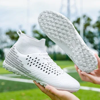 Висококачествени футболни обувки Меси Трайни леки футболни обувки за футзал Удобни маратонки на едро 35-48 размер