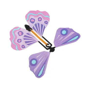 Домакински подпори за пеперуди Детски подаръци Красиви занаяти Декорация Летящи ръчно изработени орнаменти Пластмасови Random Color