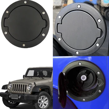 Капак на капачката на резервоара за Jeep Wrangler аксесоари за автомобилни стилизиращи резервоари за 2007-2016 Jeep Wrangler JK Гориво за автомобилни масла 165 * 165mm