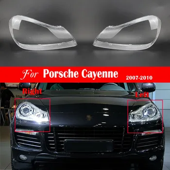 Капак на фара за Porsche Cayenne 2007 2008 2009 2010 Обектив на фаровете Автомобил Капак на фаровете Замяна Clear Auto Shell