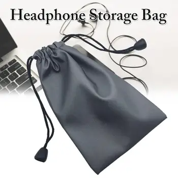 Миещи се слушалки Мобилна чанта за съхранение на енергия Мобилен твърд диск Водоустойчива кадифена чанта Найлонова еластична чанта за съхранение
