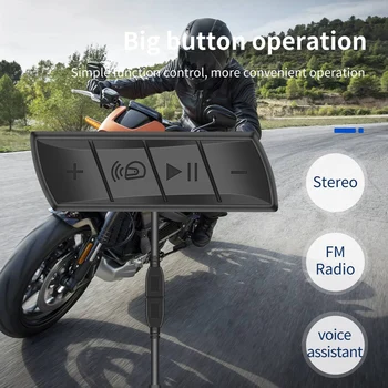 Мотоциклетна каска слушалки Bluetooth 5.0 Интерком безжична слушалка с микрофон за намаляване на шума слушалки издръжливи лесни за използване