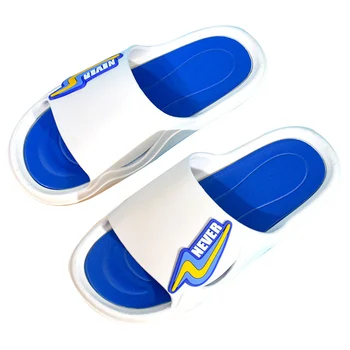 Мъжки летни облачни чехли Бързо съхнещи отворени пръсти къща пързалки душ сандали вътрешни и външни пързалки