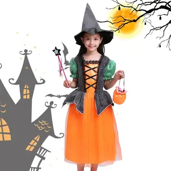 парти костюм за момичета Хелоуин Cosplay фантазия рокля принцеса фея костюми фантазия вещица Хелоуин обличане комплект за деца