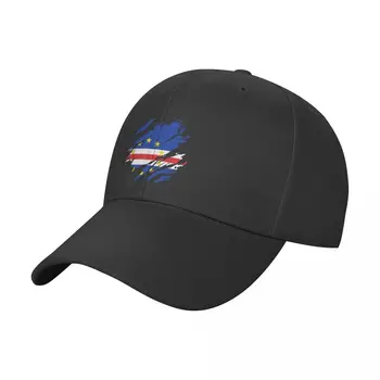 Повече Дизайн Национален флаг на Кабо Верде Лятно слънце Бейзболна шапка Дишаща регулируема Мъже Жени Открит риболов Футболна шапка