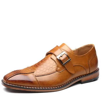 Рокля обувки Мъже Оксфорд лачена кожа мъжки обувки офис бизнес обувки мъже сватбени обувки zapatos de hombre de vestir formal