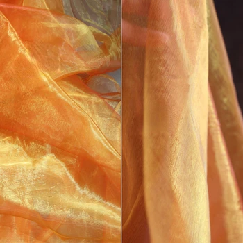 фантомна цветова перспектива Мрежеста материя за DIY цвят Промяна на роклята Сценично изпълнение Костюми за дизайн Тъкани Шевна кърпа