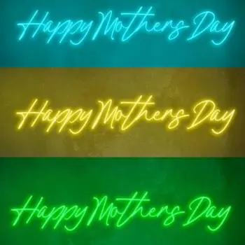 Честит ден на майката неон,Ден на майката неонов знак,Подарък за Деня на майката,Подарък за мама,Персонализиран подарък,Персонализиран ден на майката,Най-добра майка
